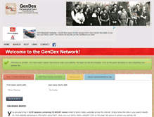 Tablet Screenshot of gendexnetwork.org